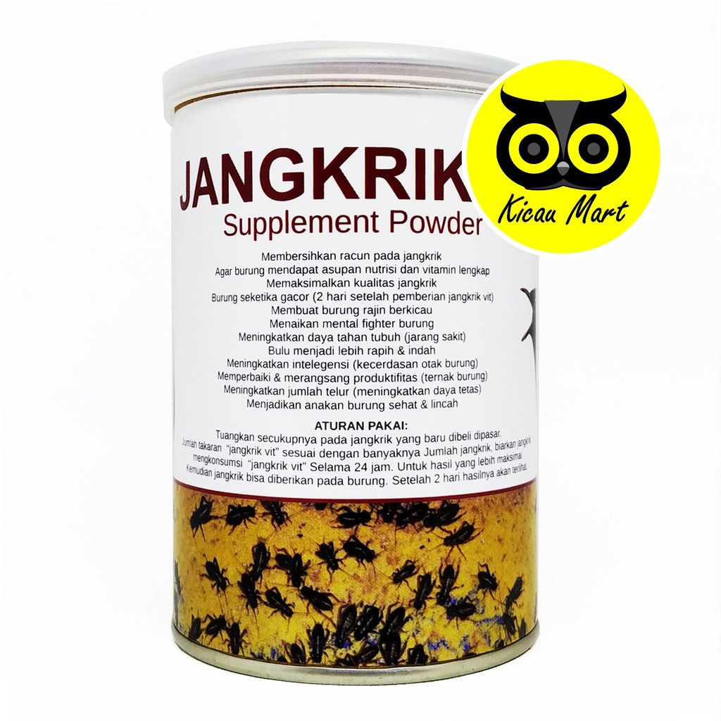 PAKAN TERNAK MAKANAN KHUSUS JANGKRIK VIT SEMPATI SEBELUM DIBERI KE BURUNG MURAI KACER CUCAK CRHJANG