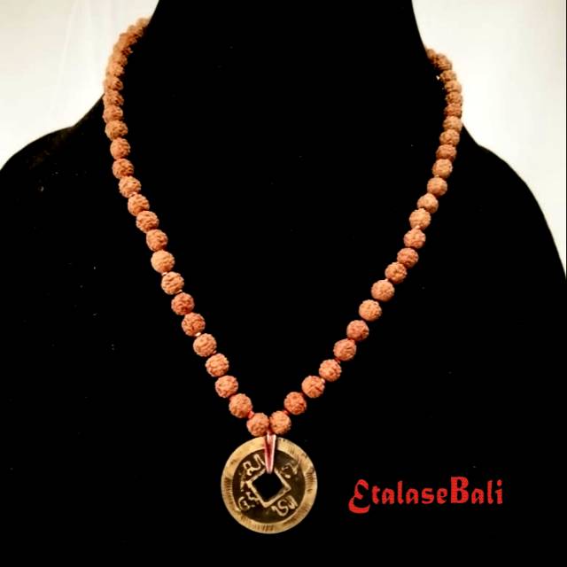 Kalung Rudraksha Asli Natural Bali Swasti