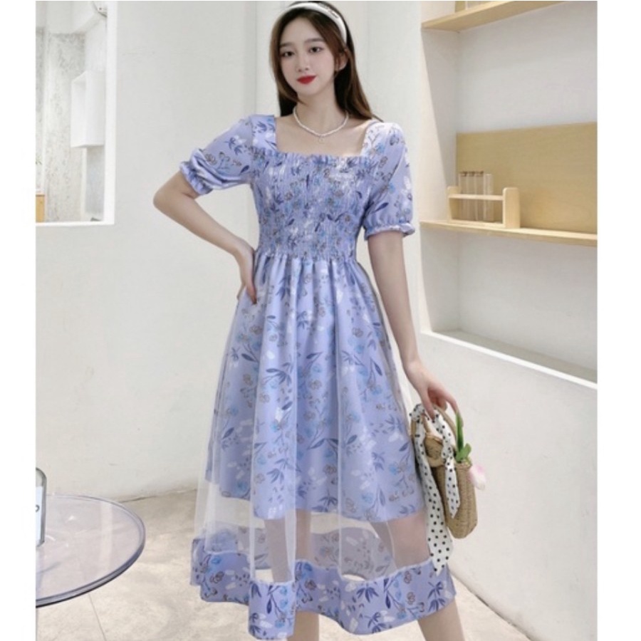 CASUAL MIDI KOREAN DRESS NEW COLLECTION ALL SIZE PREMIUM TILE VINTAGE