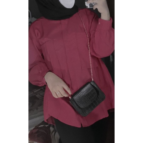 Tas selempang mini premium tali rantai anti karat