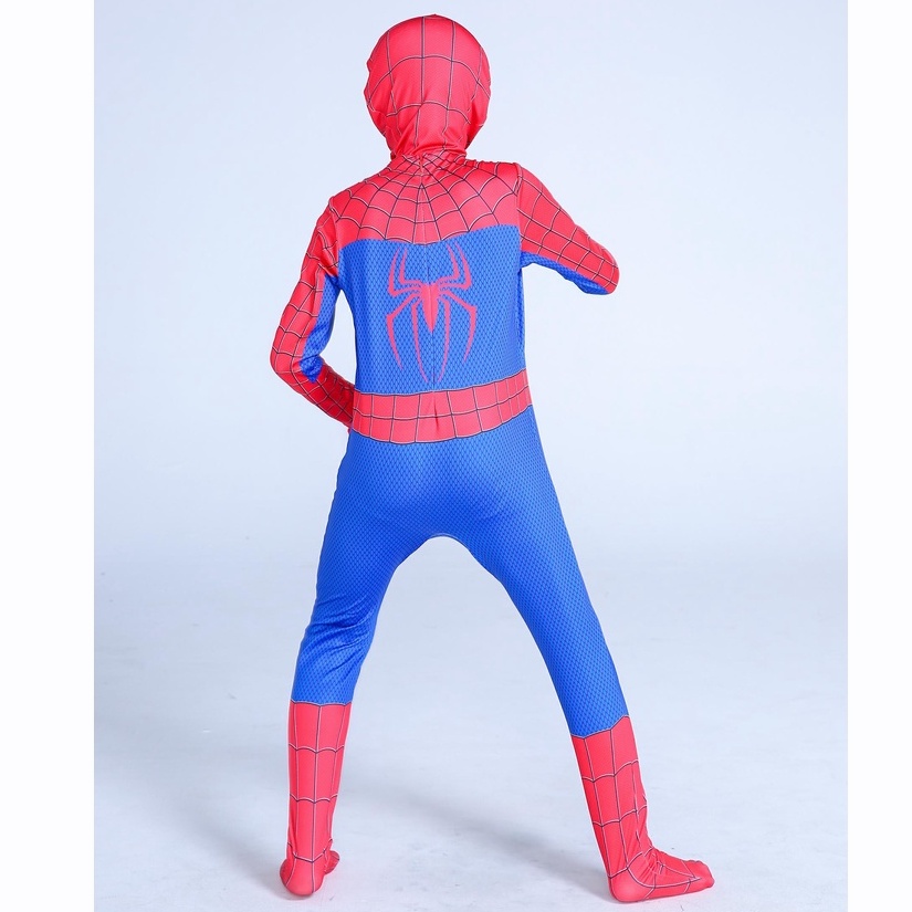 Halloween Masquerade Kostum Amazing Spiderman Anak costplay Avenger Superhero Costume impor