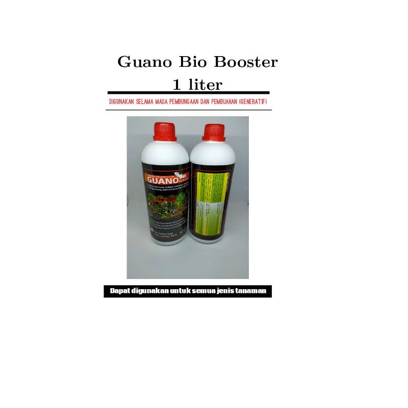 Pupuk Organik Cair Kotoran Kelelawar Guano Bio Booster - 1 Liter