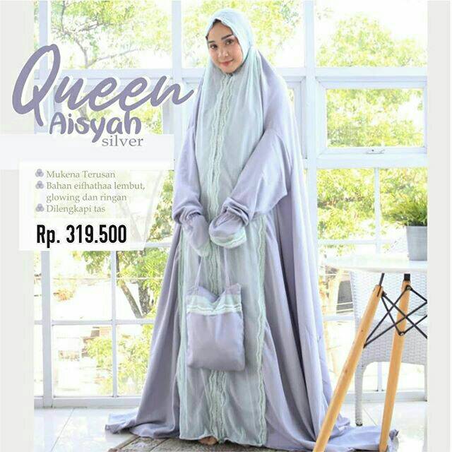 Mukena Sik clothing Queen Aisyah
