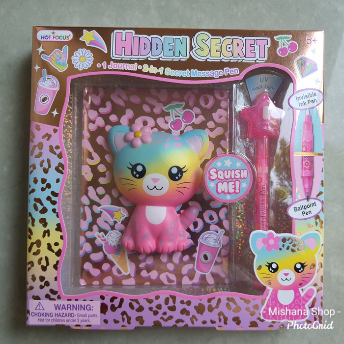 

PROMO BUKU DIARY ANAK SECRET MESSAGE KITTY & INVISIBLE INK PEN HOT FOCUS