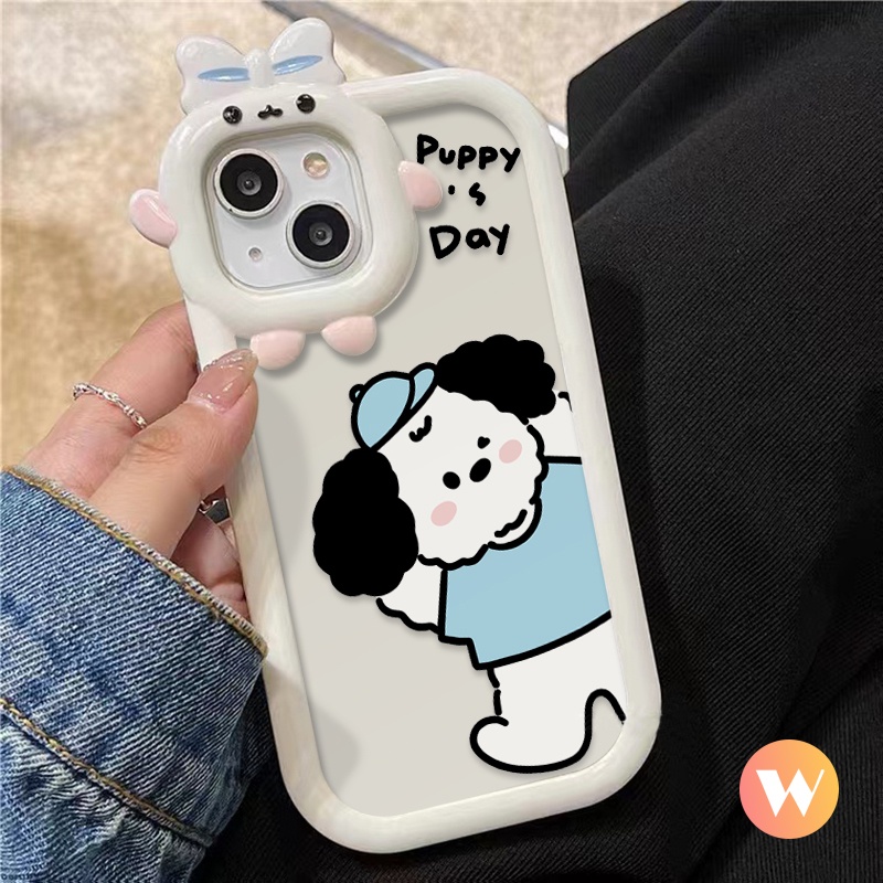 Soft Case TPU Motif Kartun Anjing Lucu Untuk IPhone 14 7 8 6 6S Plus 11 13 12 14 Pro Max XR X XS Max SE 2020 14Pro Max 14 Plus