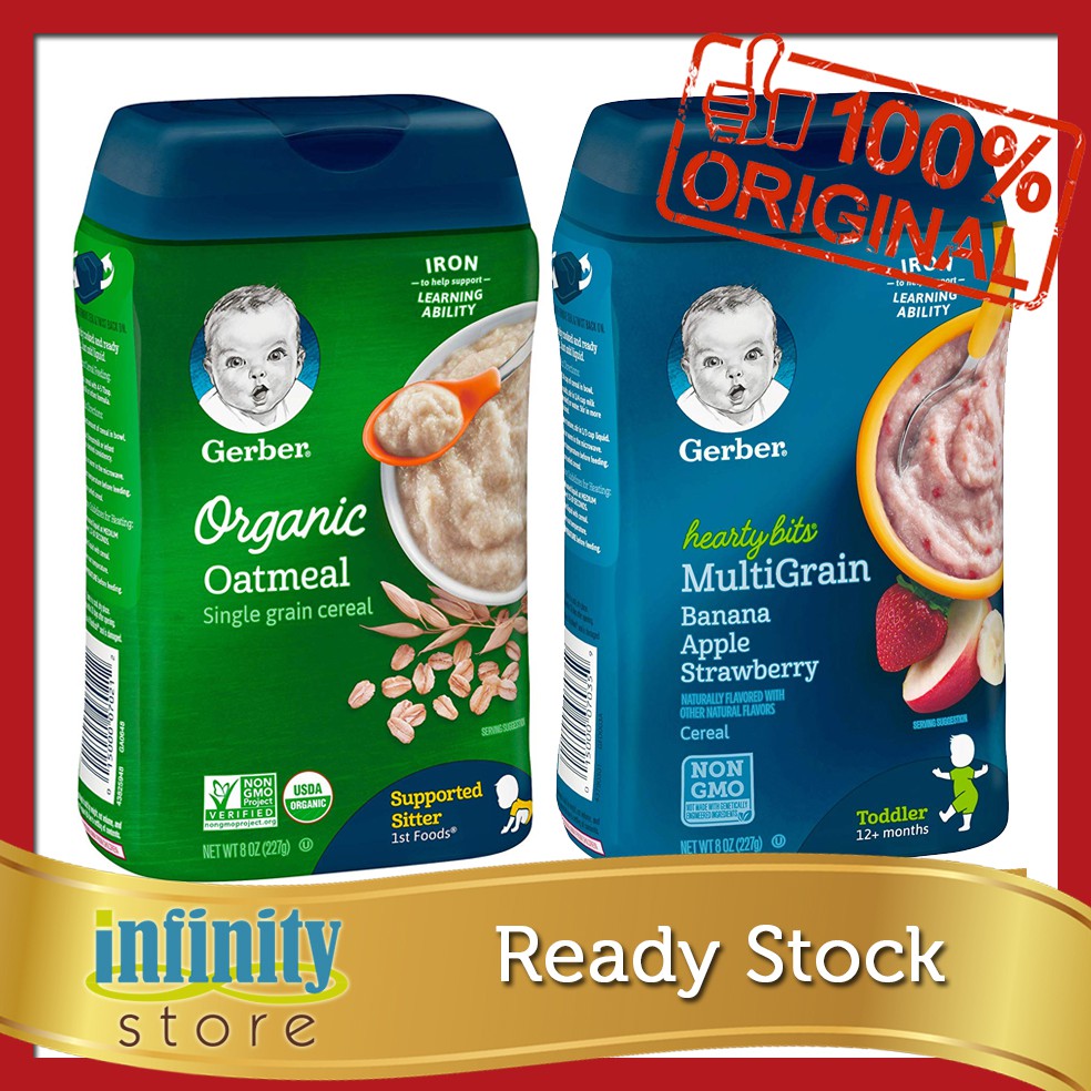 gerber organic multigrain cereal