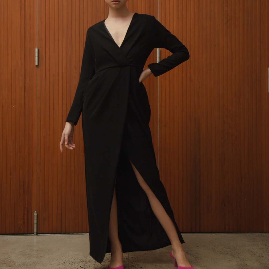 AVGAL Black Orisha Dress