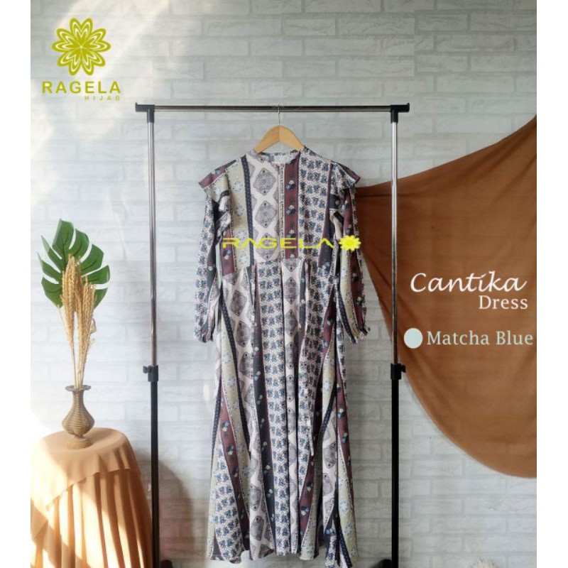 [RAGELA] CANTIKA DRESS GAMIS MOTIF