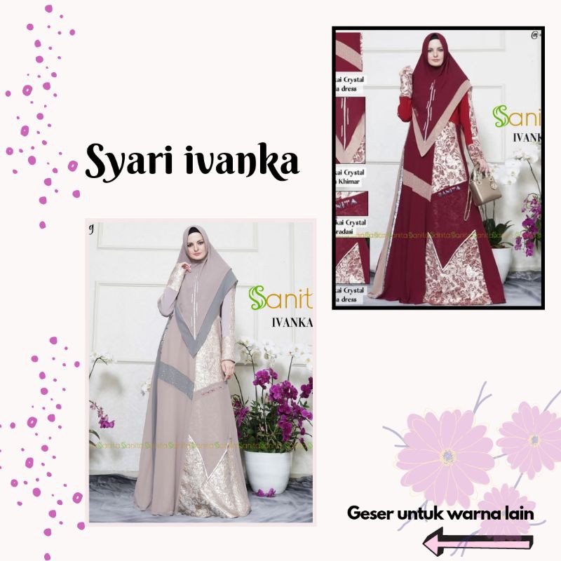 Syari ivanka by Sanita (SIAP KIRIM)