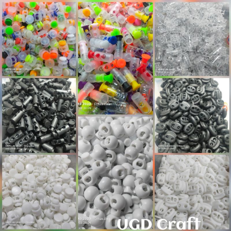 Stopper (10pcs) / Tali Masker / Stoper Combo / Knot / Tabung