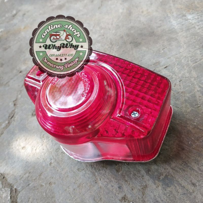 lampu belakang assy honda cb100 s90 cg s110 benly cb125 cb standar tail light stoplamp stop lamp ori