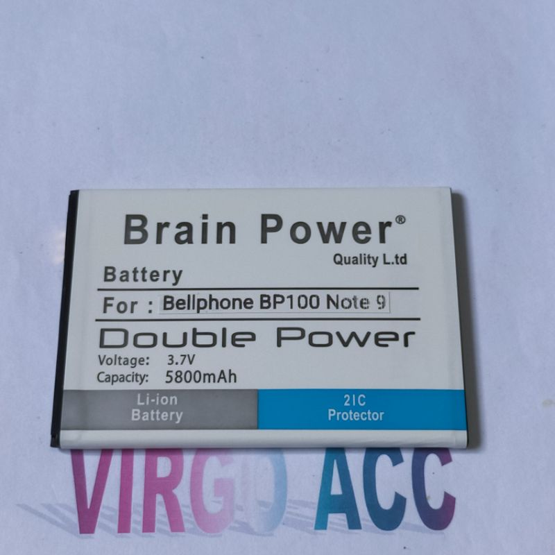 Baterai Batre Battery Bellphone BP100 Note 9 / Belphone BP 100 Note9 Double Power Battery Hp