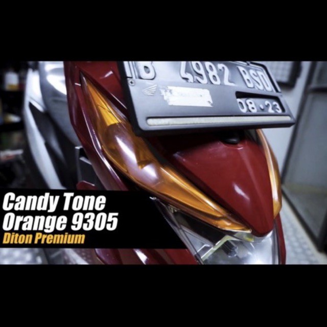 Cat Semprot Diton Premium 400cc - Candy Tone Orange 9305