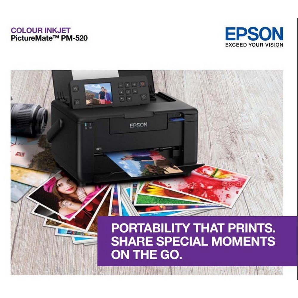 Unik EPSON PICTUREMATE PM 520 Photo Inkjet Printer GARANSI RESMI Limited