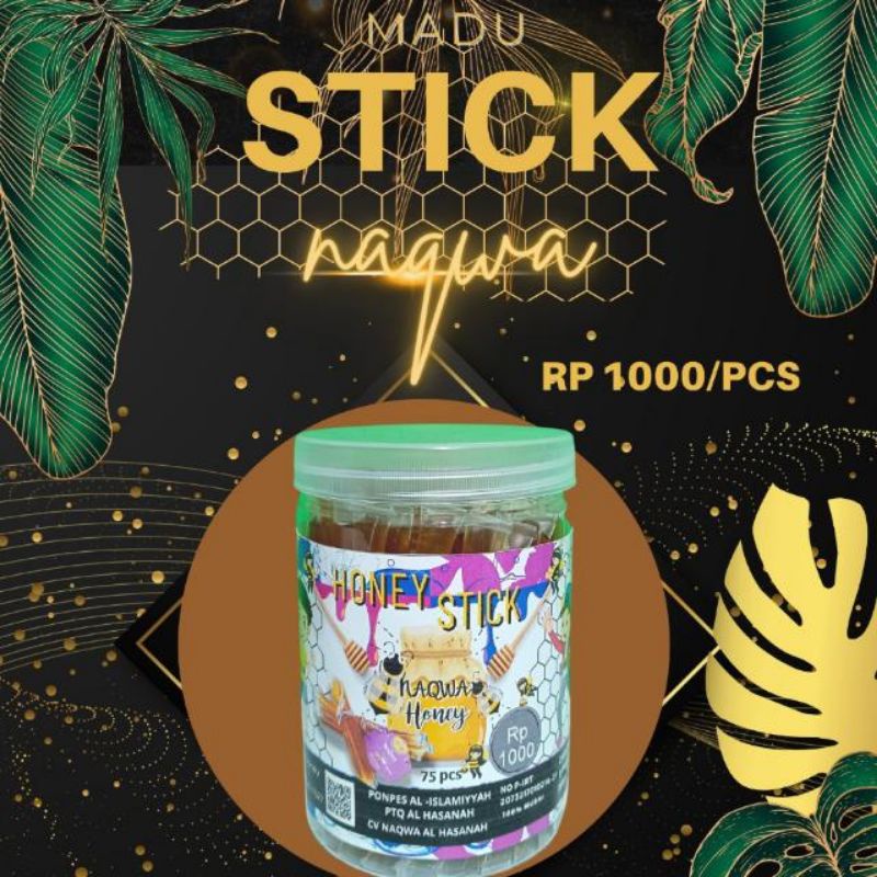 

Madu Stick | Naqwa Honey | Madu asli 100% - Pure honey, healthy, murah // min pembelian 10 pcs (1000/pcs)