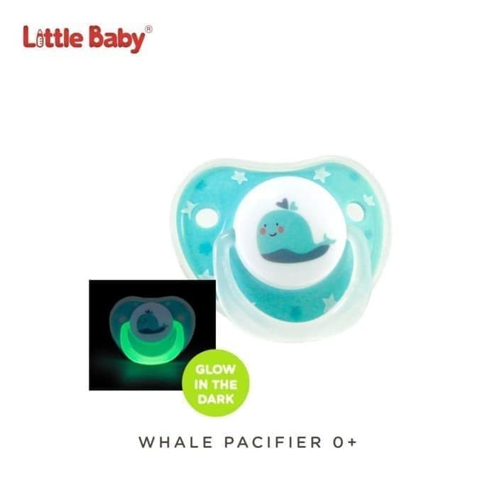 Little Baby Empeng Baby Orthodontic Pacifier Glow in Dark 0m+-2