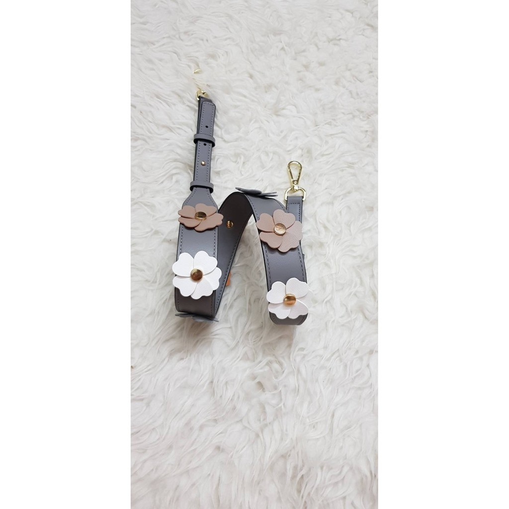 Bag Strap Adjustable MK flower bunga panjang premium Tali Tas panjang dahlia