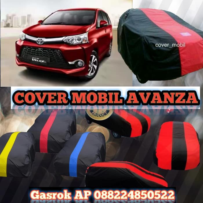 COVER MOBIL AVANZA SUPER MURAH - Hitam