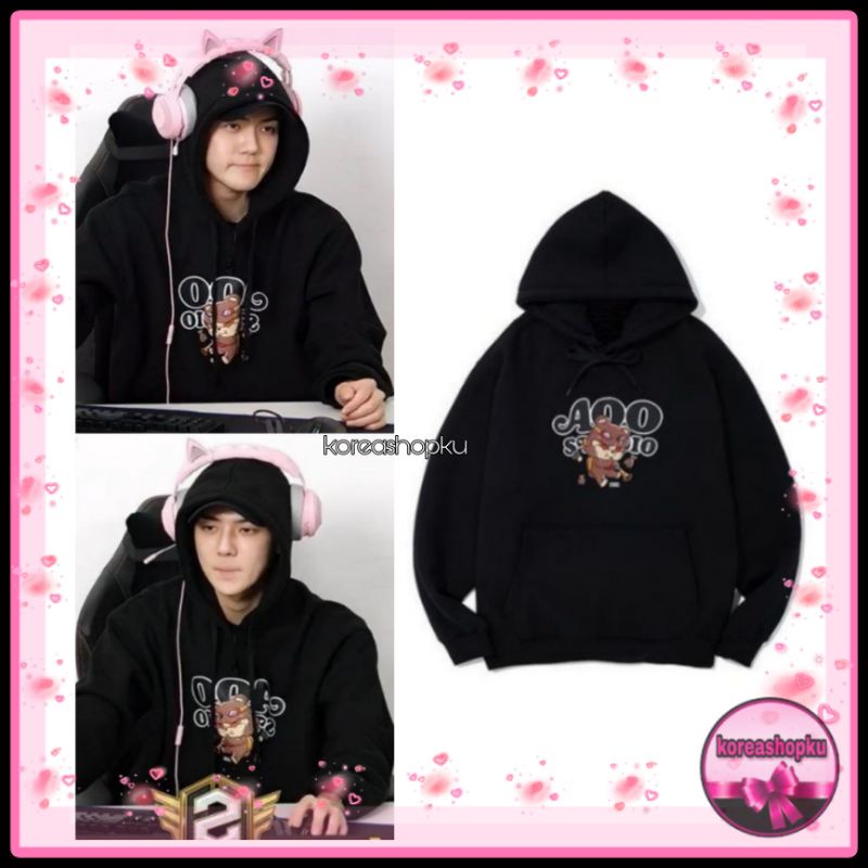 HOODIE AQO SEHUN EXO BAJU JAKET KPOP KOREAN KOREA