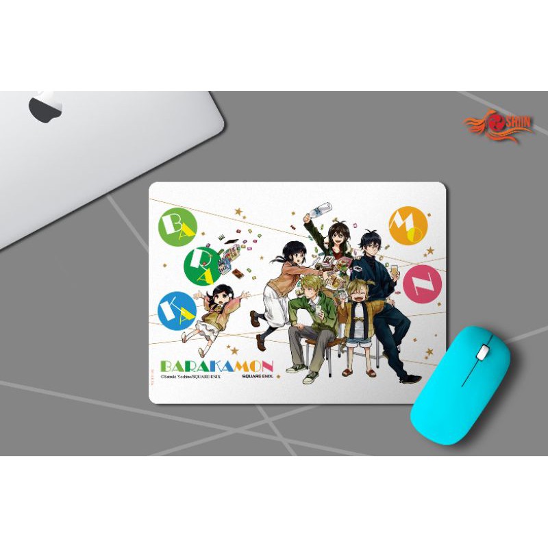 

MOUSEPAD 23X31 CM TEMA ANIME BARAKAMON TIPE 01