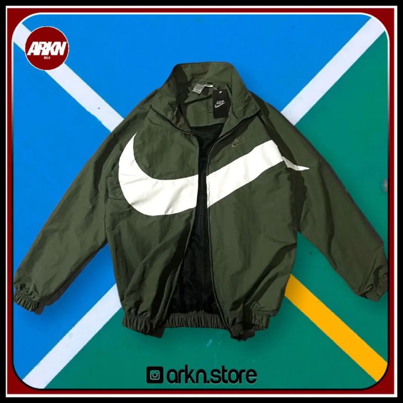 vintage jacket nike big swoosh