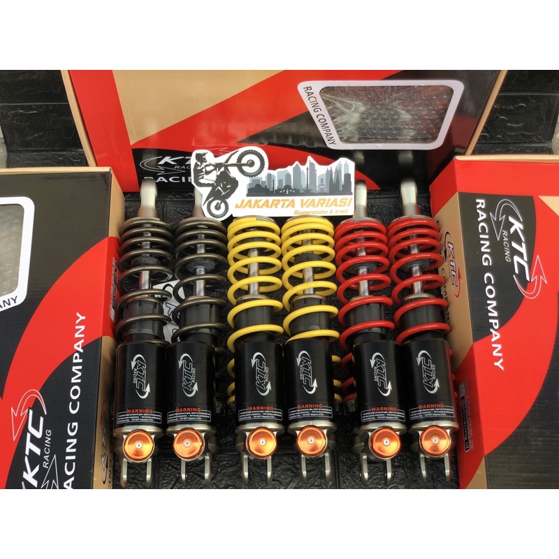 shocbreker tabung bawah ktc extream apex nmax pcx adv xmax 335mm titanium ktc racing apex