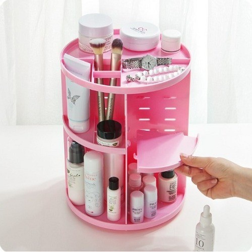 Sgmshop Rak Kosmetik Rak Make Up Kosmetik Petak Putar 360 Derajat Diamond Rak Organizer Makeup