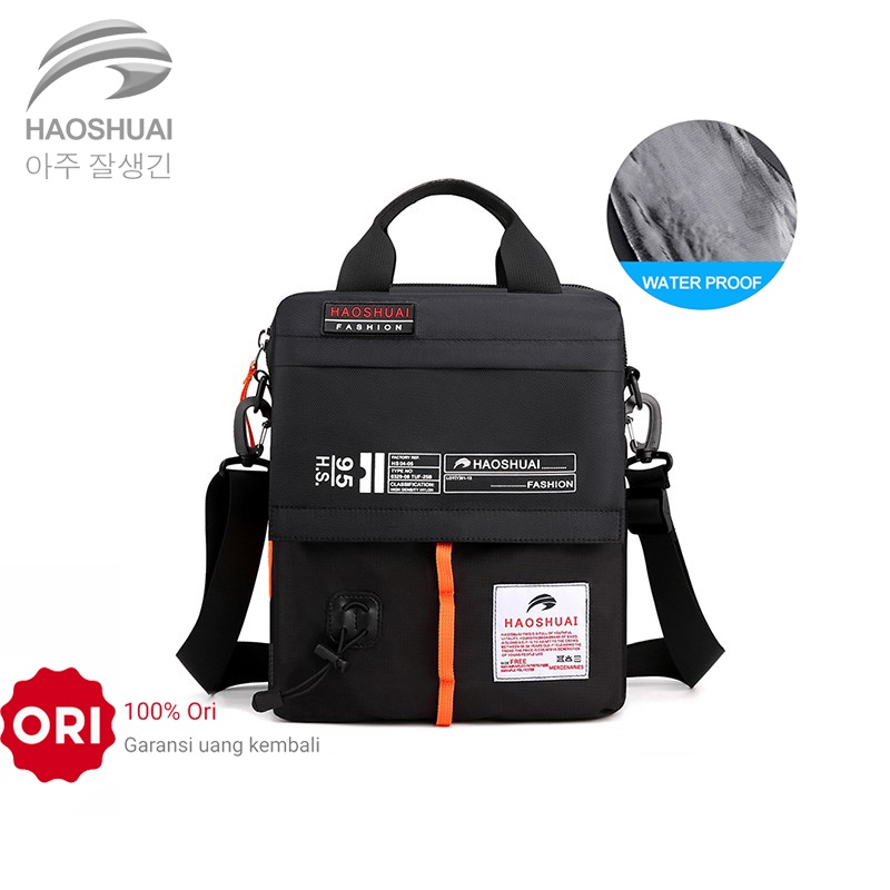 HAOSHUAI 202 Tas Selempang Pria Waistbag Pria Waterproof WATCHKITE WKOS