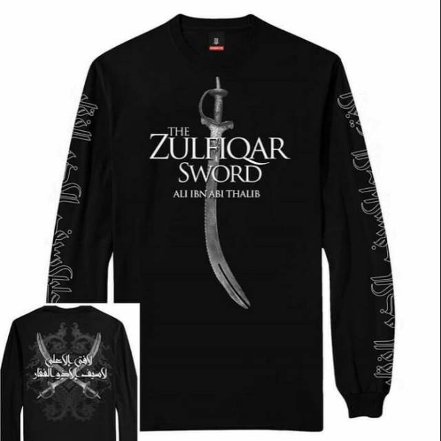 Kaos Islam Dakwah Zulfikar Ali bin Abi Thalib Pemuda Hijrah Motor