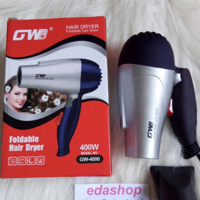 Hairdryer GW-4000 , Hairdryer mini lipat, foldable hairdyer