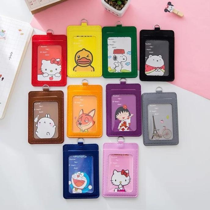 

BISA BAYAR DITEMPAT Tempat Kartu / ID Card Holder Kulit Motif Kartun Lucu TERBATAS Kode 92