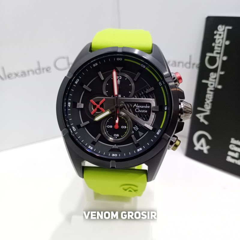 ALEXANDRE CHRISTIE PRIA AC 6592 BLACK GREEN ORIGINAL