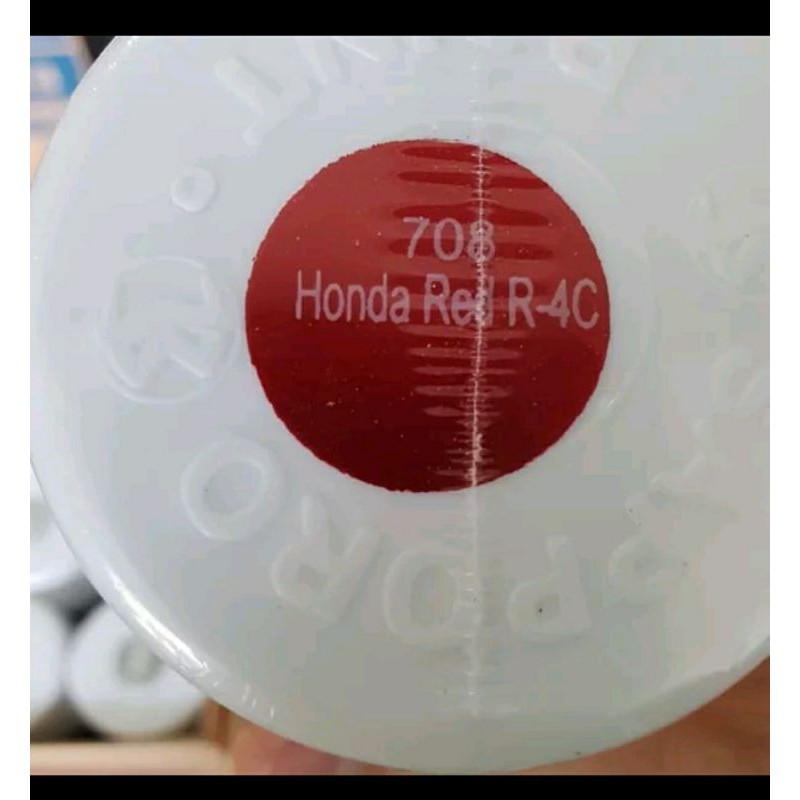 sapporo redhonda 708, sapporo merah honda, cat pilox merah honda