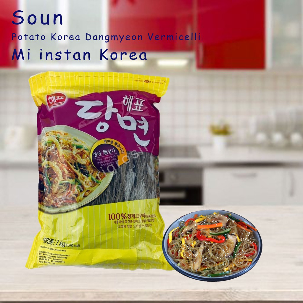 Potato Korea Dangmyeon * Vermicelli * Soun * Mie Instan * Korea * 1kg