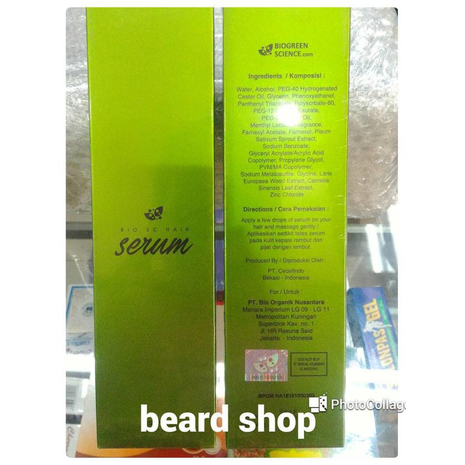 Serum Rambut Bio Hair Serum Original Terbaik