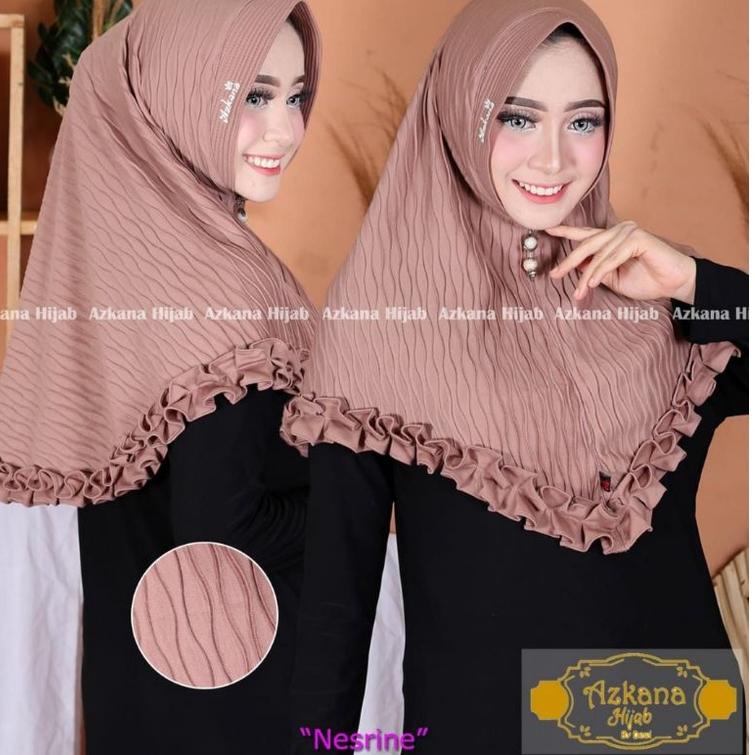 TRK.02Jl22ᴾ– JILBAB INSTAN PLISKET NESRINE ORIGINAL AZKANA HIJAB - INSTAN PRISKET GELOMBANG- TREND 2
