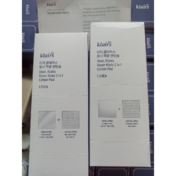 Klairs Toner Mate 2 in 1 Cotton Pad