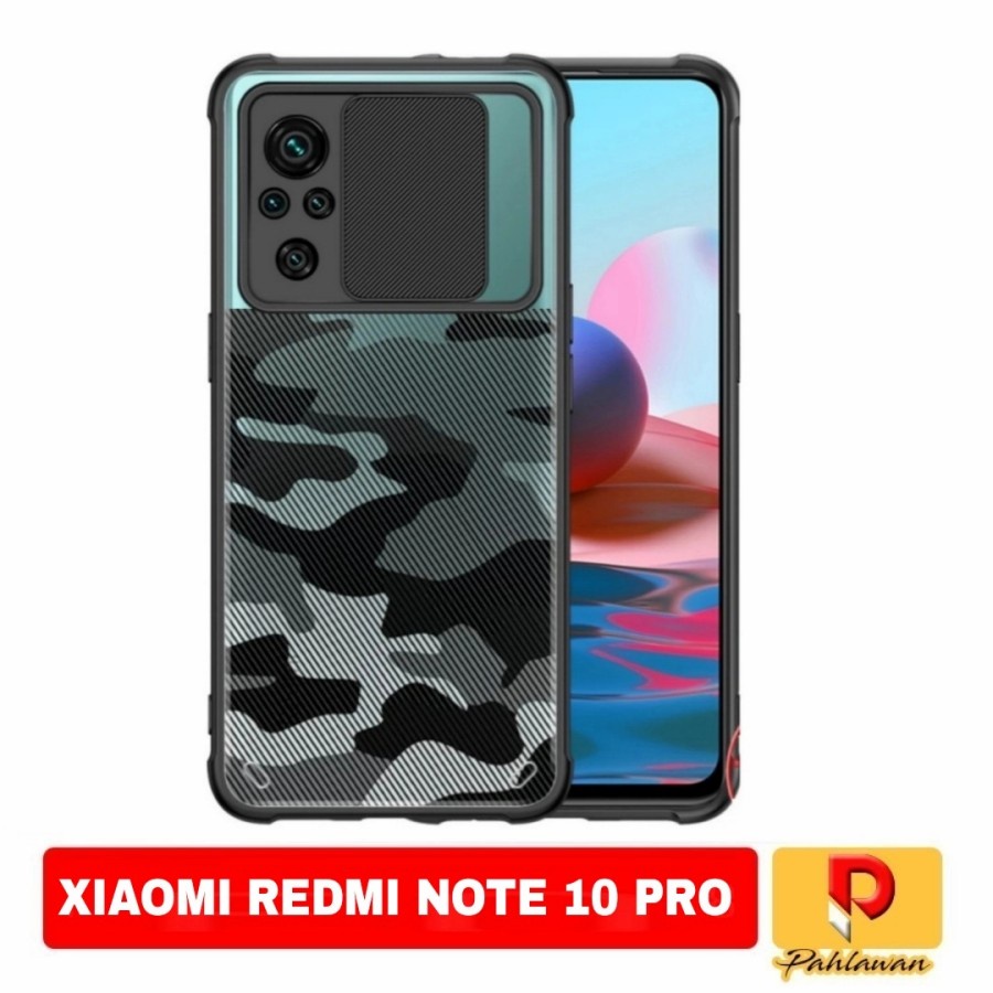 Case Xiaomi Redmi Note 10 Pro Fusion Sliding Army Protection Camera