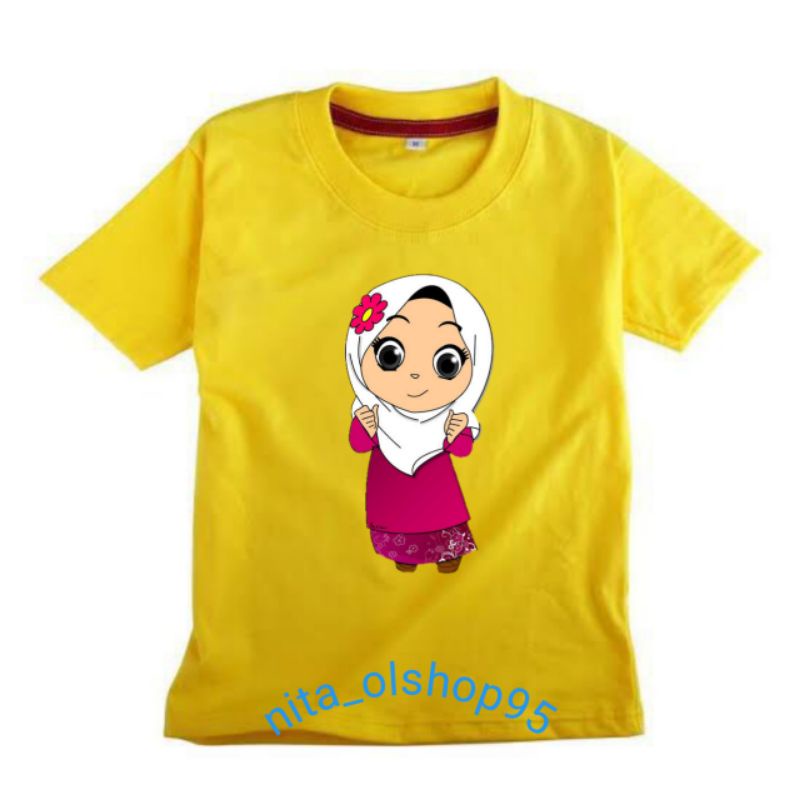 baju anak hijaber shool baju anak karakter