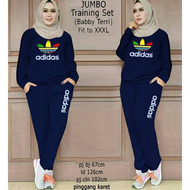 ST SADIDA 7 WARNA/SET TRAINING JUMBO BIG SIZE /SETELAN