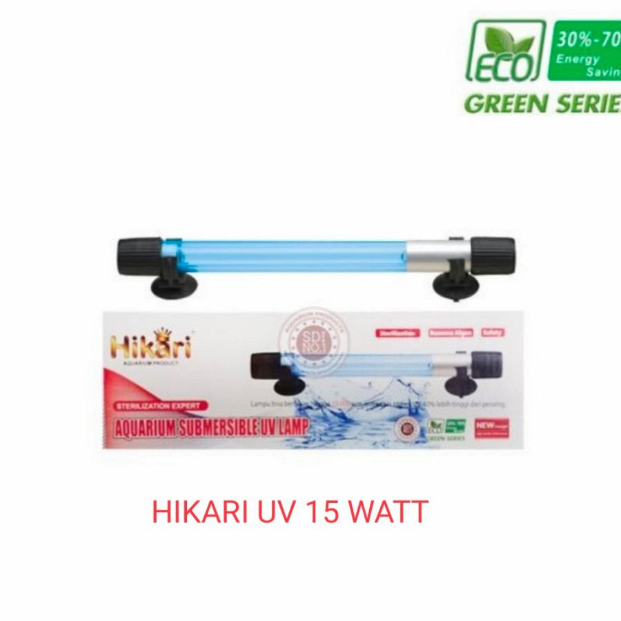 aquarium kolam ikan lampu uv HIKARI 15 WATT