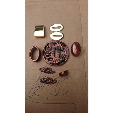 TSUBA1SETASESORISKATANAPEDANGSAMURAI