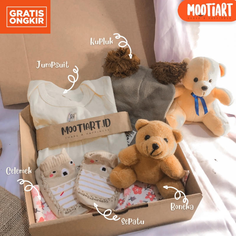 [MOOTIART.ID] HAMPERS NEW BABY BORN - hampers bayi perempuan bayi laki laki hampers bayi new born mu