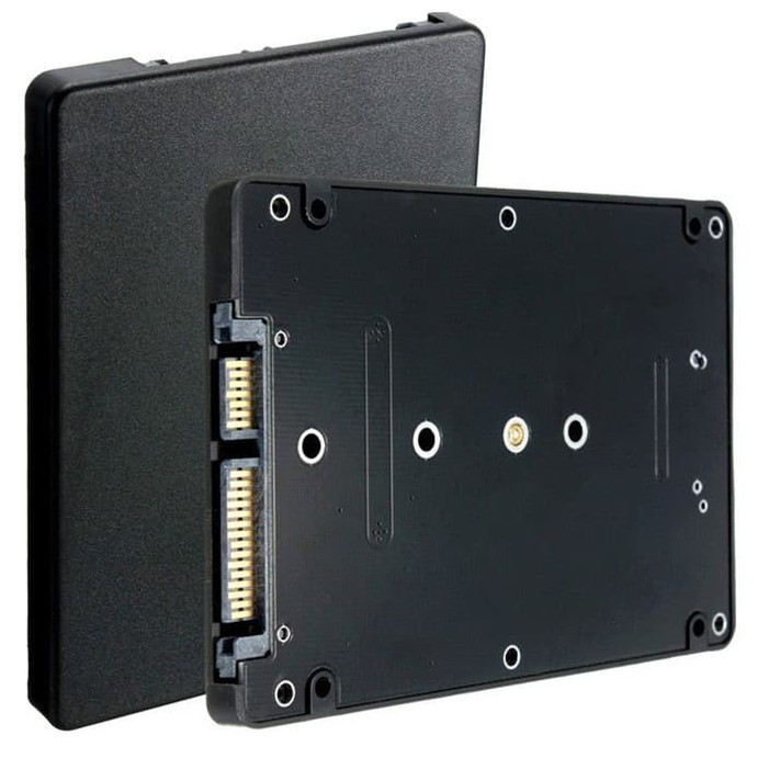 Casing SSD M.2 NGFF SATA 3.0 6gbps 2.5 inch ENCLOSURE ADAPTER M2 Black