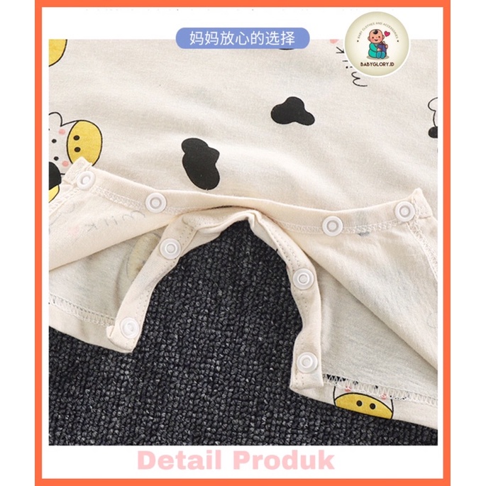 Babyglory.id✨ Jumper Bayi Pendek Perempuan Laki Laki Karakter Newborn