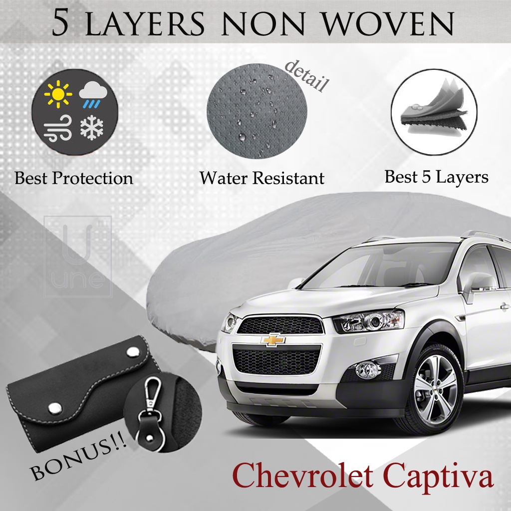 Cover Sarung Mobil CAPTIVA 5 Layer Protection