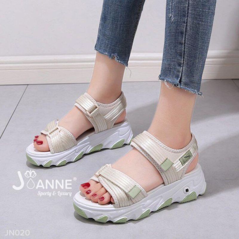 RESTOCK!! JOANNE Wedges Sandals Import Wanita JN020