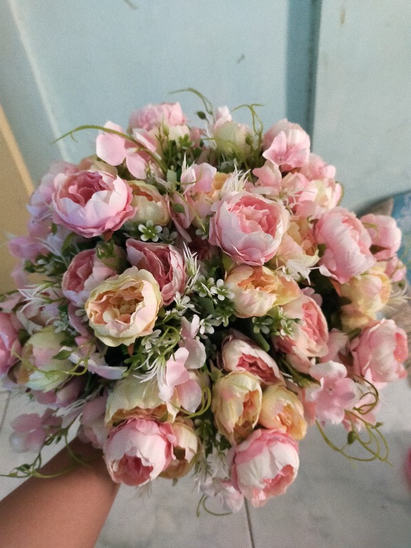 Bunga Peoni Rustic Mini /  Small Rustic Peony Bunch (b20004)