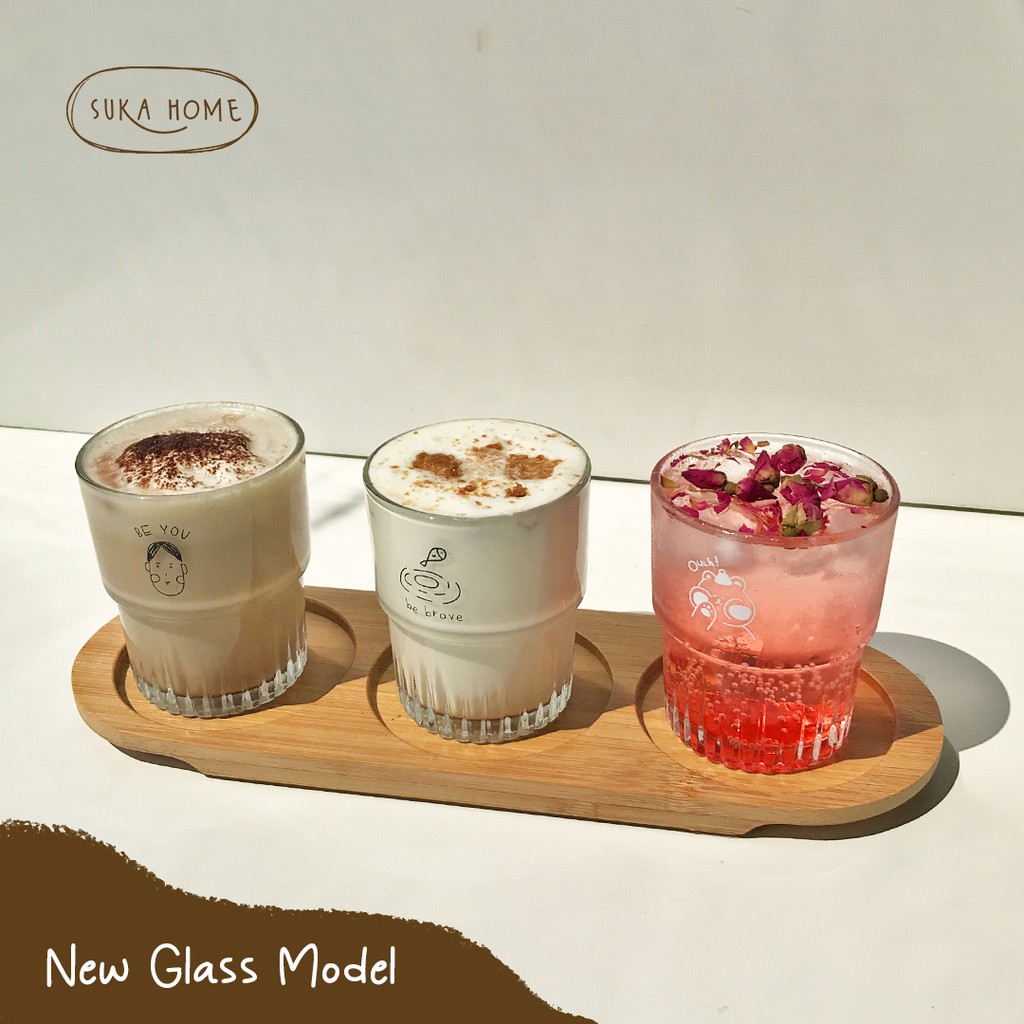 Gelas Kaca Transparan Estetik | Glass Cafe Korea | Mug Gelas Couple | Mug Couple | Gelas Lucu Gelas Aesthetic Gelas Teh Gelas Kopi Mug Korea Transparan by Suka Home |  Gelas Cafe Korea | Gelas Teh Susu Kopi