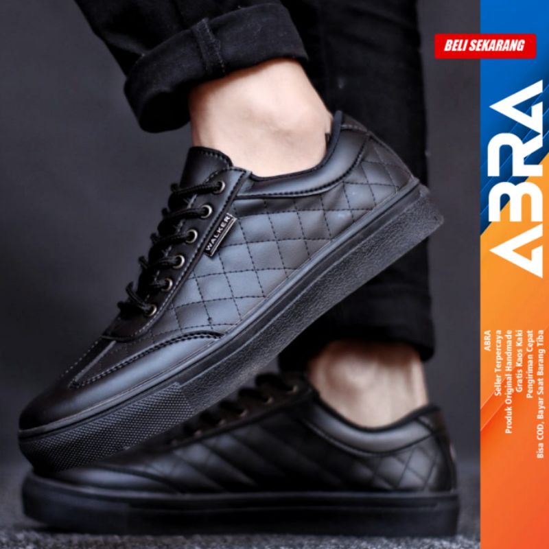 Sepatu Casual Pria Sneakers Ori Pria Kulit ABRA